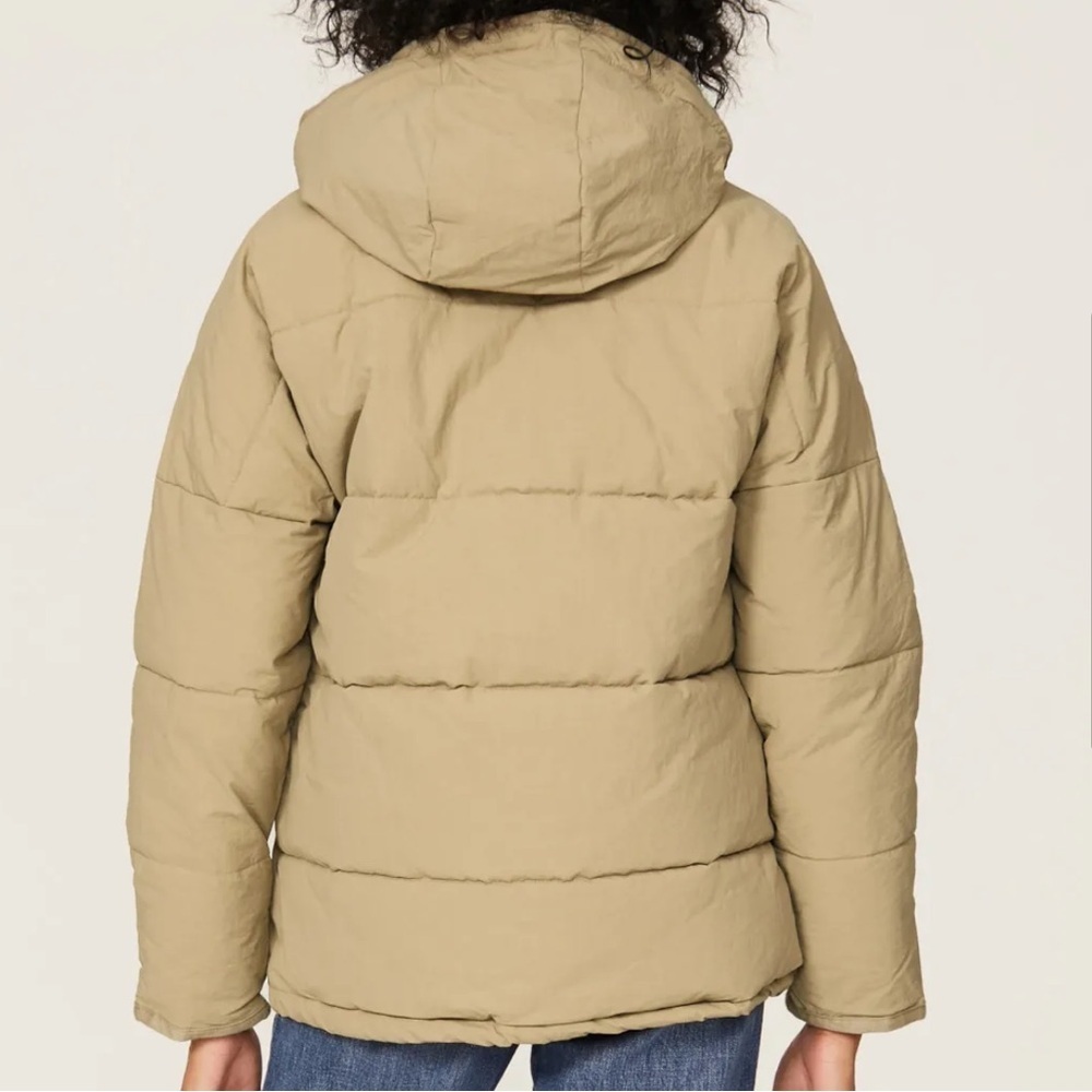 Madewell Ash Green Tokyo Puffer Jacket - Picture 4 of 14